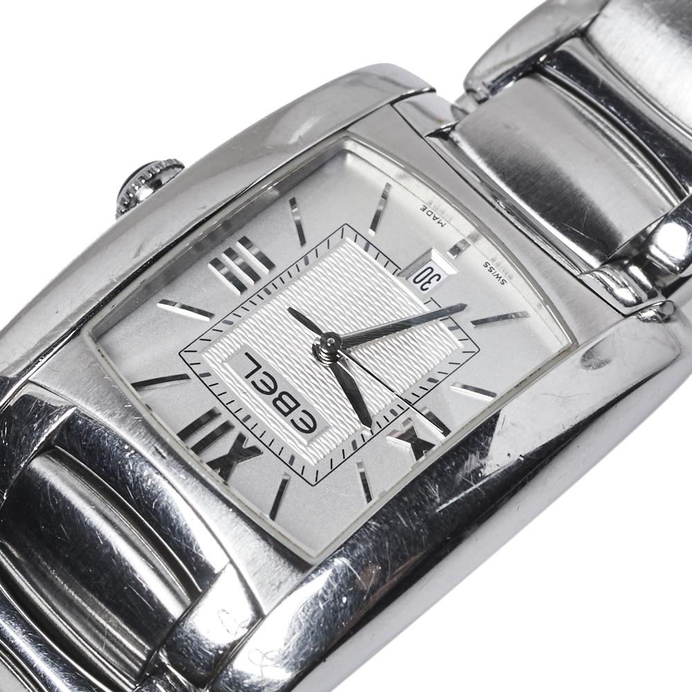 Ebel Silver Stainless Steel Brasilia E9257M32 Women's Wristwatch 27 mm 3