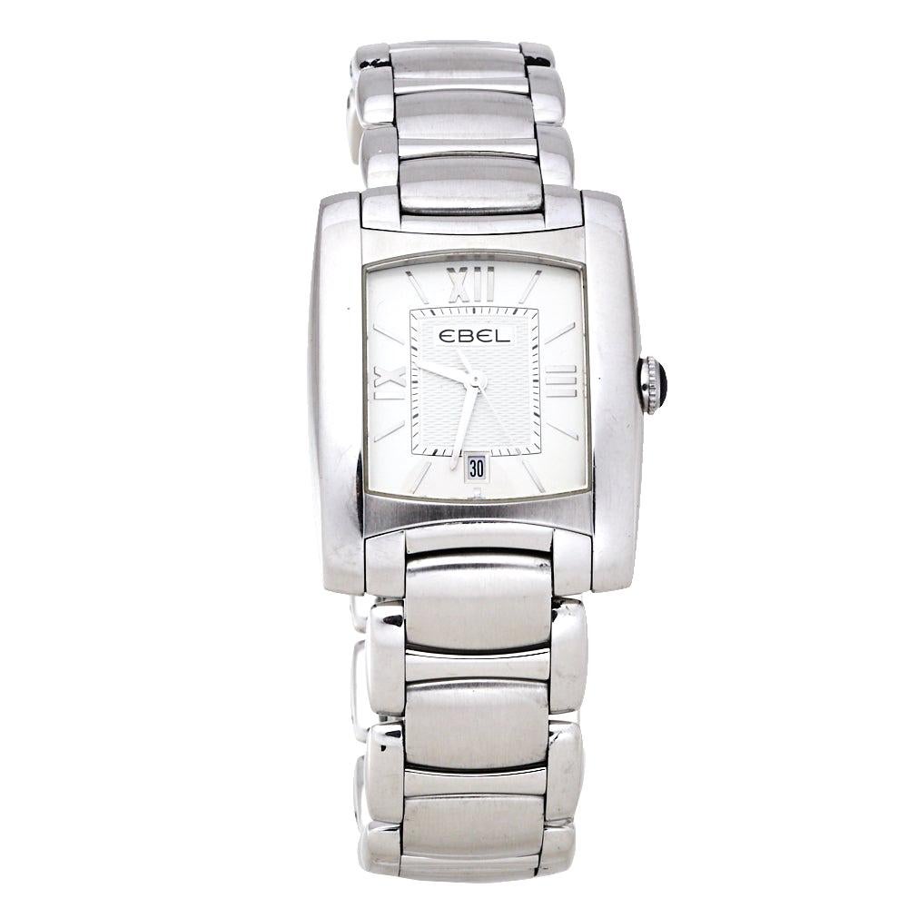 Ebel Silver Stainless Steel Brasilia E9257M32 Women's Wristwatch 27 mm