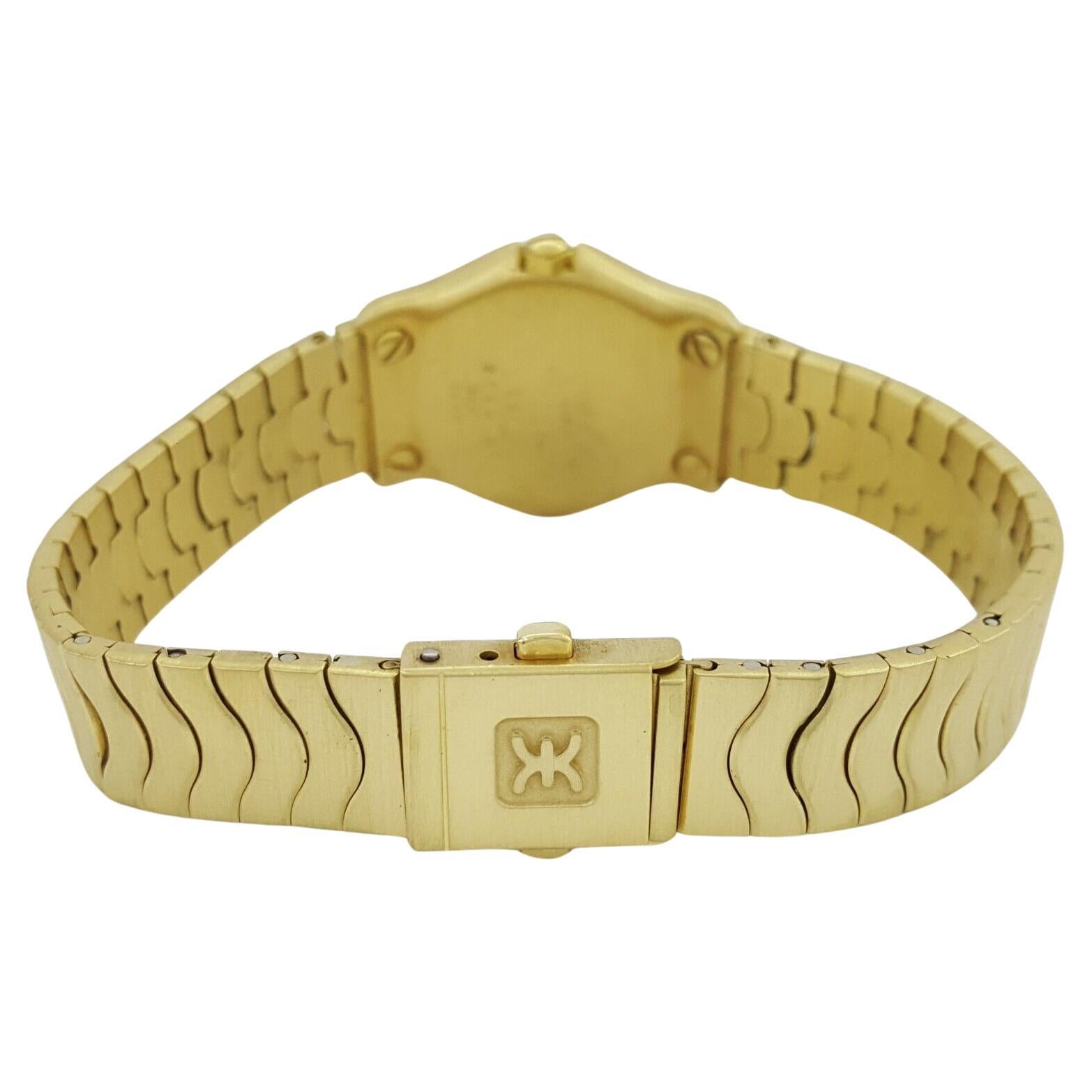 Ebel Sport Wave 18K Yellow Gold Quartz Ladies Wrist Watch 57 Grams 6.25
