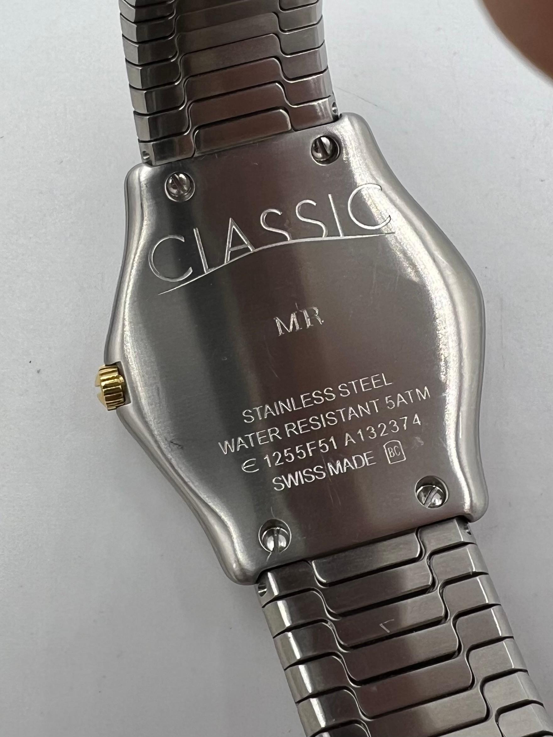 Ebel Sports Classic 41 mm, orologio da polso al quarzo in acciaio e oro giallo 18 carati in vendita 1
