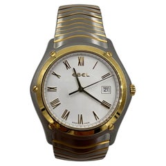 Reloj de pulsera de cuarzo Ebel Sports Classic de 41 mm de acero y oro amarillo de 18 quilates