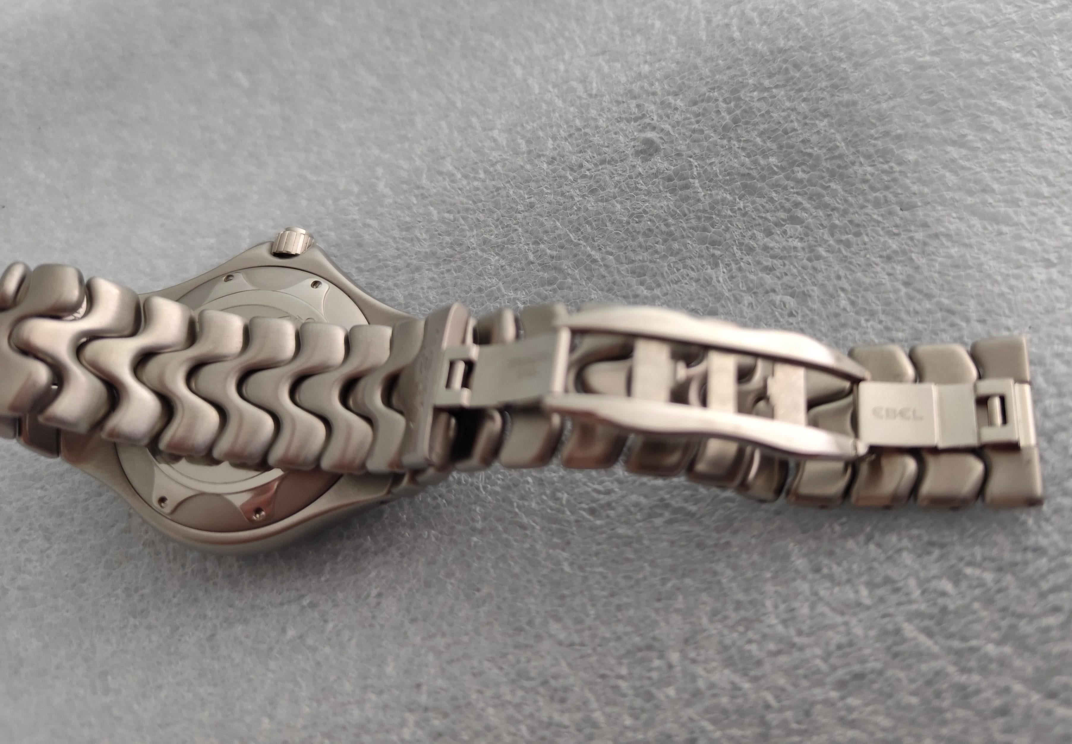 Reloj Ebel Sportwave Divers Automático E9120K51 Acero inoxidable En caja en venta 7