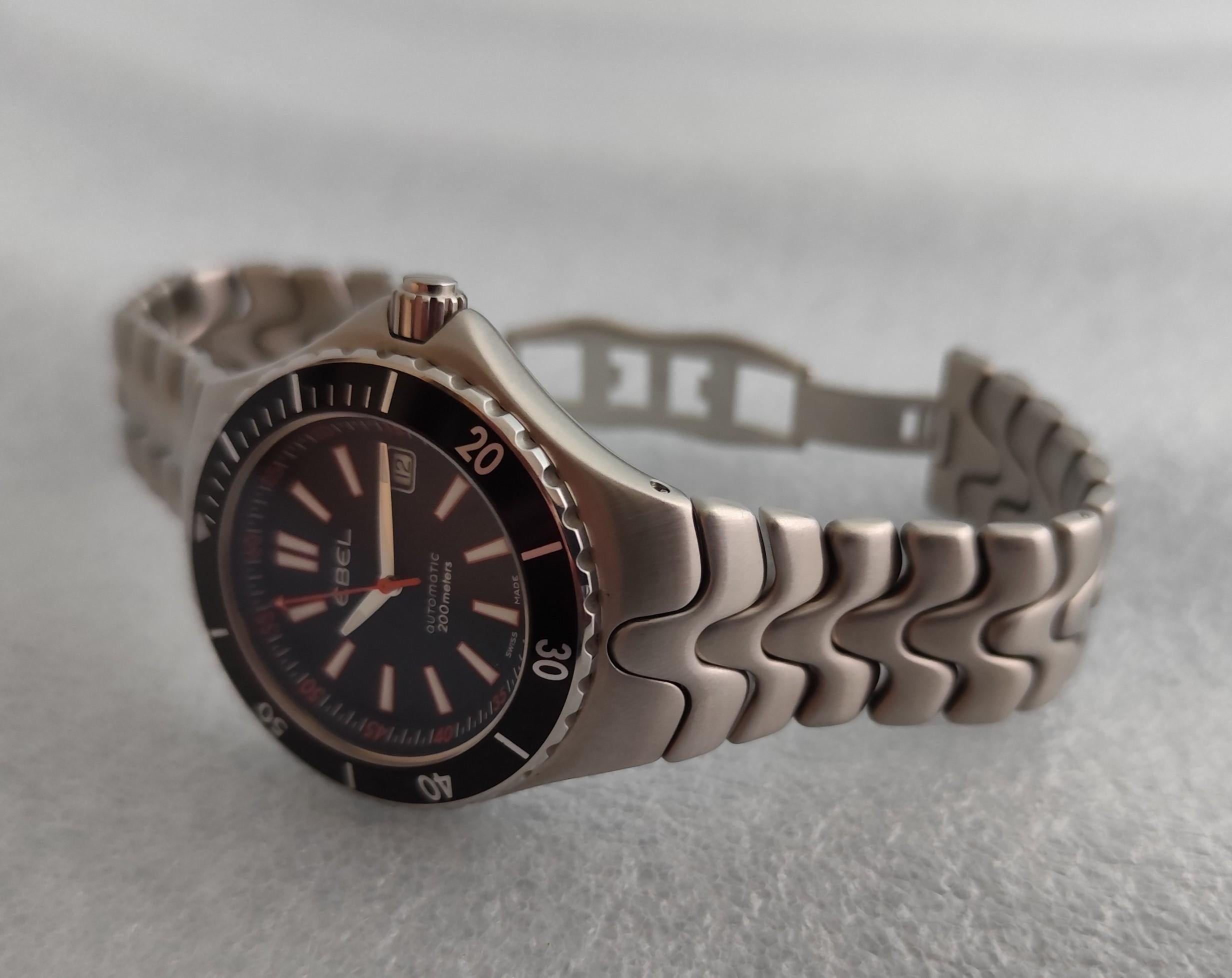 Reloj Ebel Sportwave Divers Automático E9120K51 Acero inoxidable En caja en venta 9