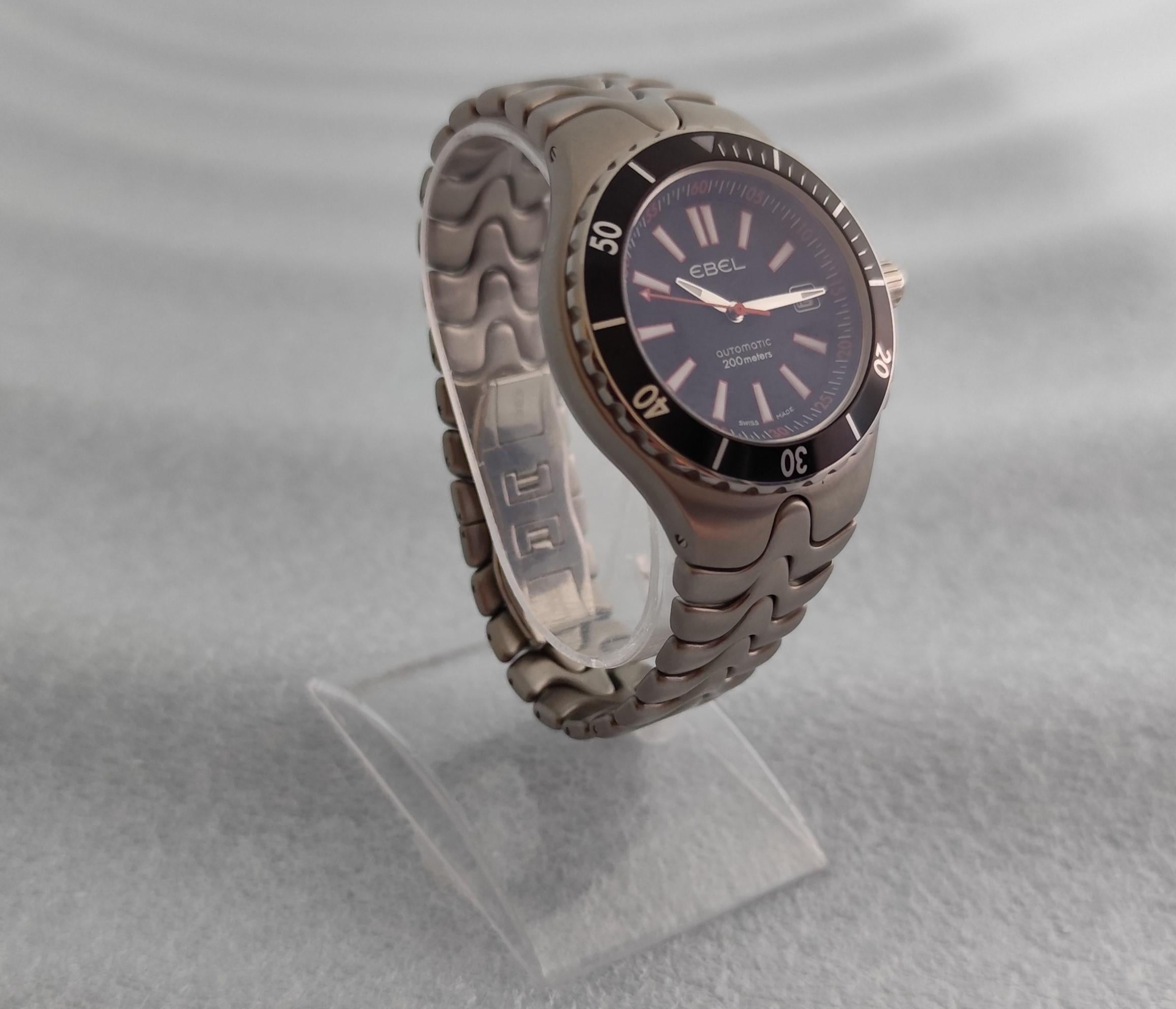 Reloj Ebel Sportwave Divers Automático E9120K51 Acero inoxidable En caja en venta 12