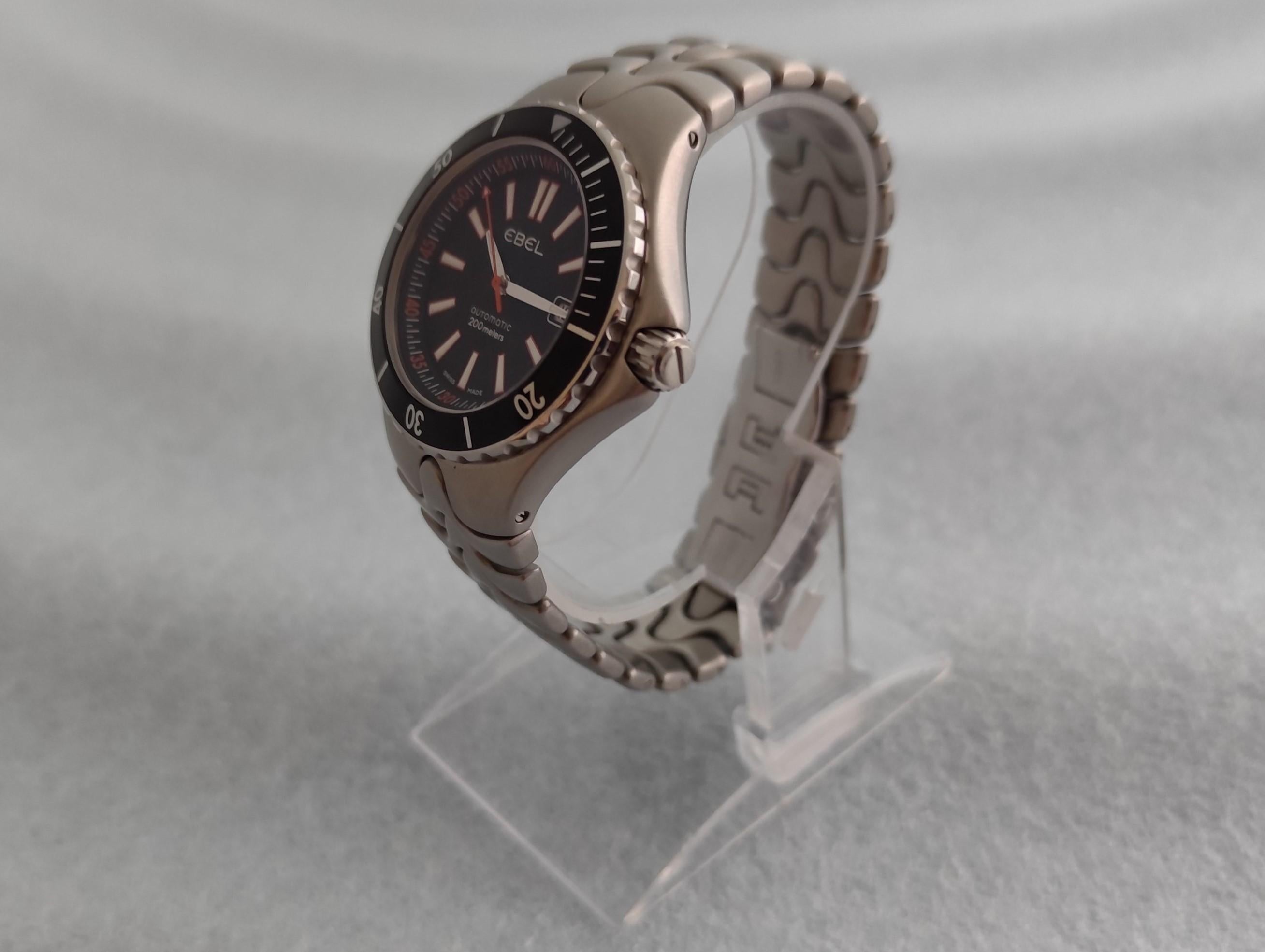 Reloj Ebel Sportwave Divers Automático E9120K51 Acero inoxidable En caja en venta 13