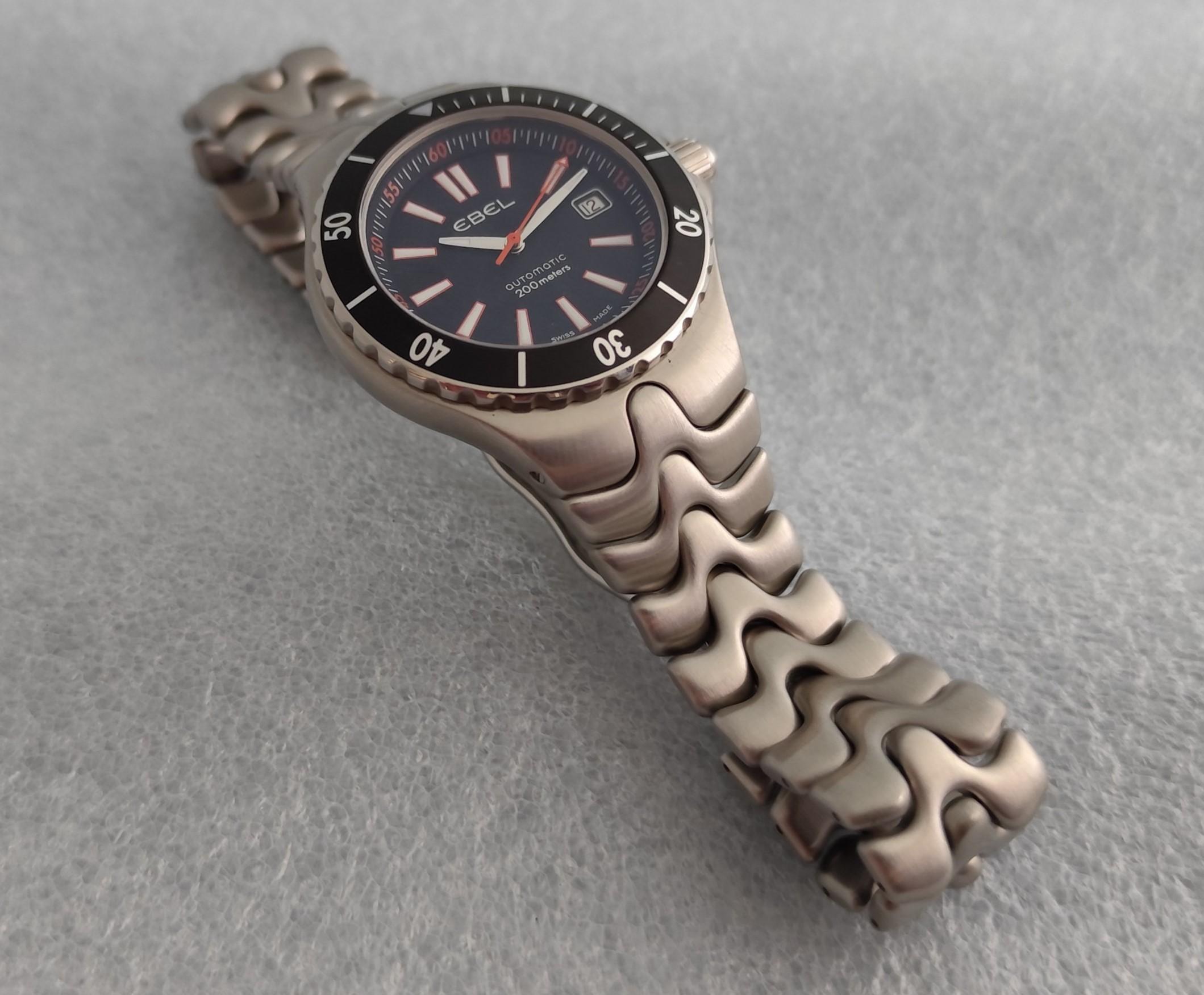 Reloj Ebel Sportwave Divers Automático E9120K51 Acero inoxidable En caja en venta 5