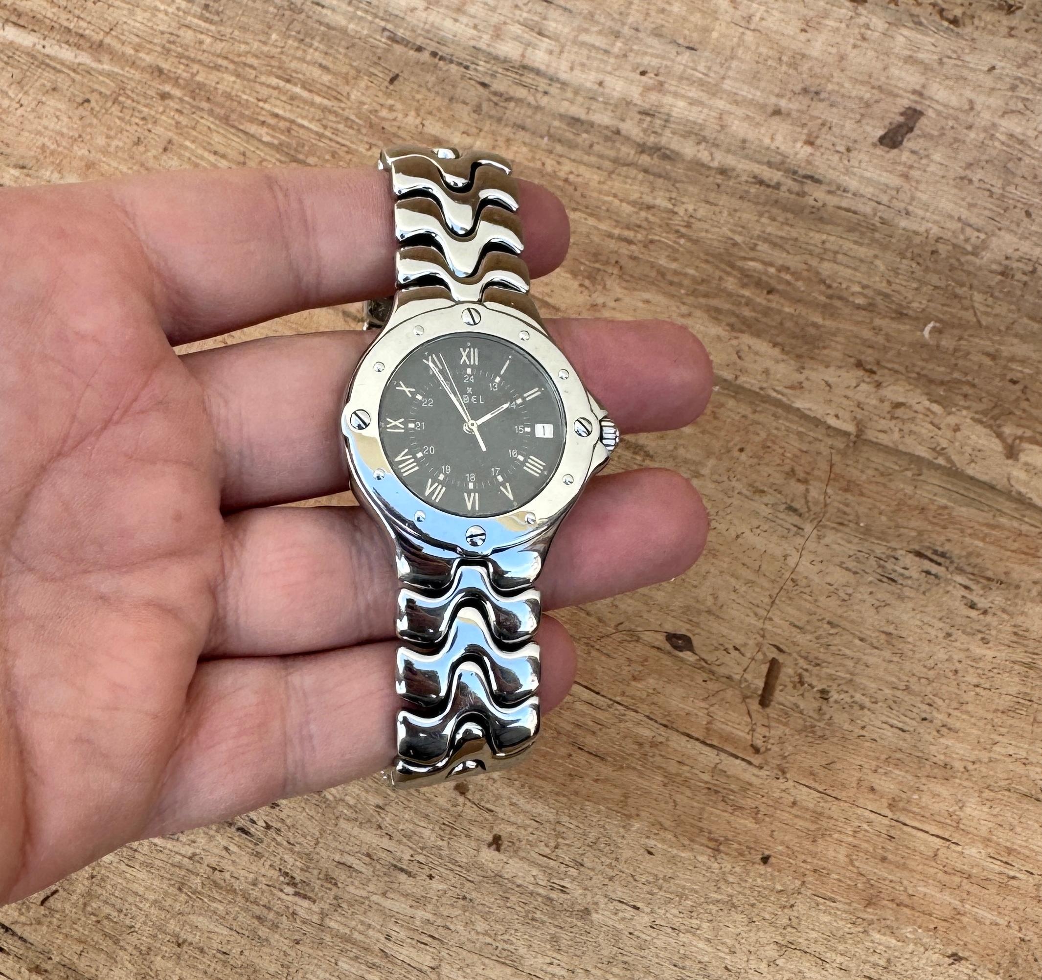 Ebel Sportwave E9187632 Herrenuhr aus Edelstahl im Angebot 4