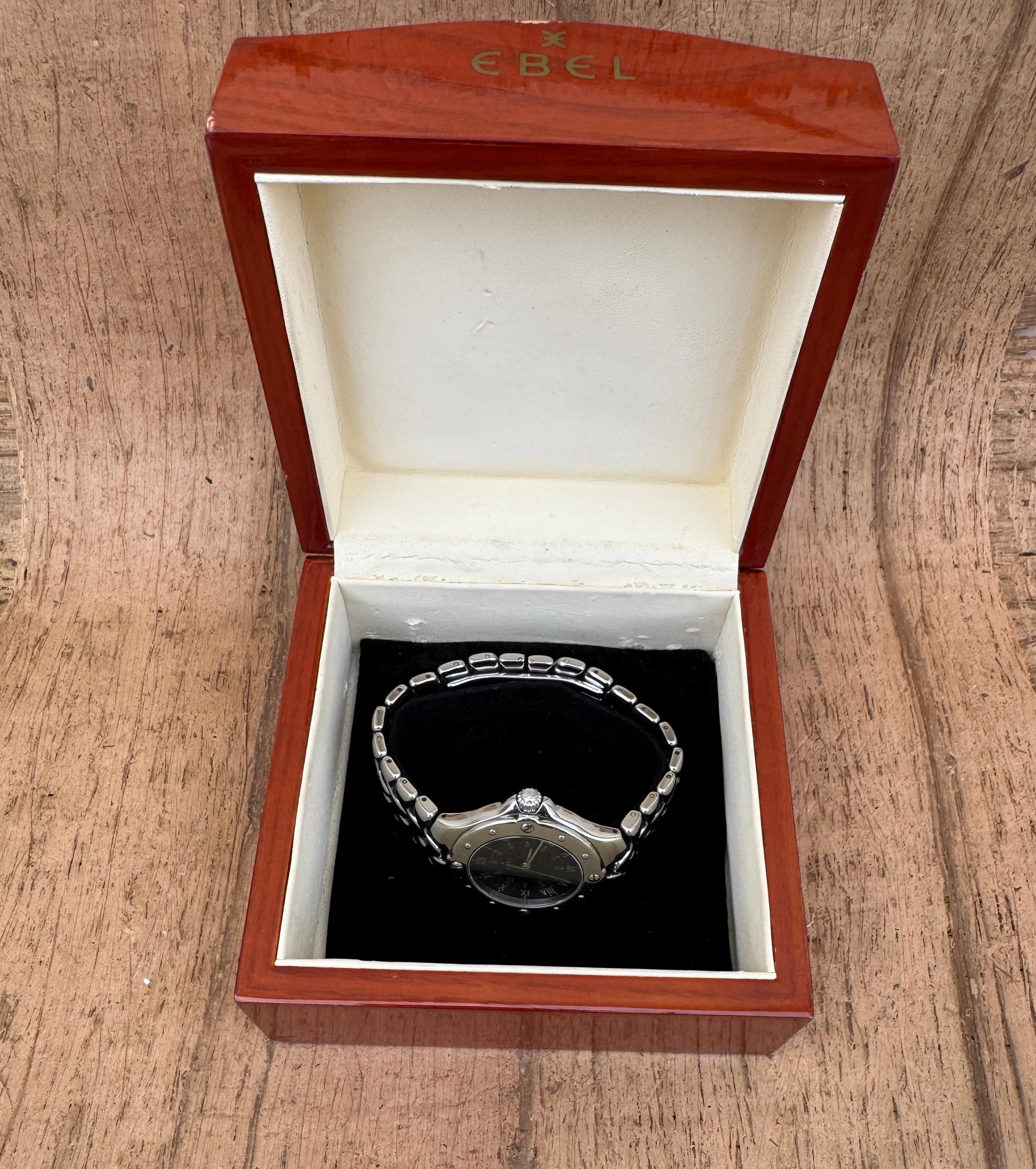 Ebel Sportwave E9187632 Herrenuhr aus Edelstahl im Angebot 5