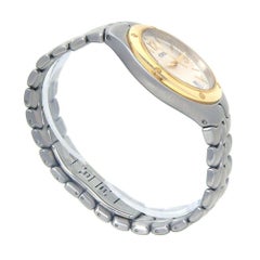 Ebel Sportwave Stainless Steel and 18k Yellow Gold Bezel Quartz 1955K41/6611
