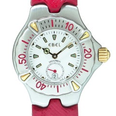 Ebel Sportwave Stahl und Gold Damen Quarz-Armbanduhr