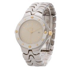 Ebel Sportwave Watch, Stainless Steel Case, Quartz w/ Date, Ref 6087631