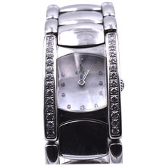 Ebel Stainless Steel Beluga with Diamond MOP Dial and Diamond Bezel Watch Ref. E