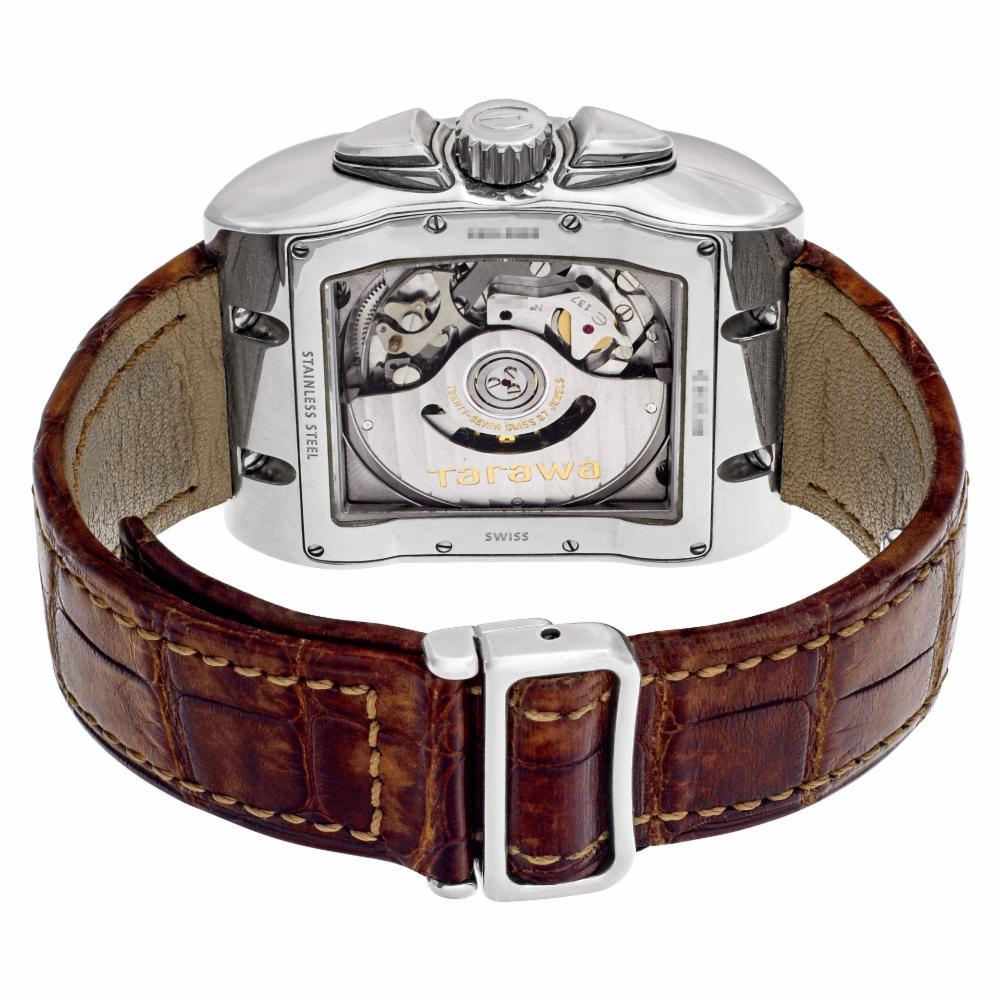 Ebel Tarawa 9137j40, Black Dial, Certified and Warranty In Excellent Condition In Miami, FL