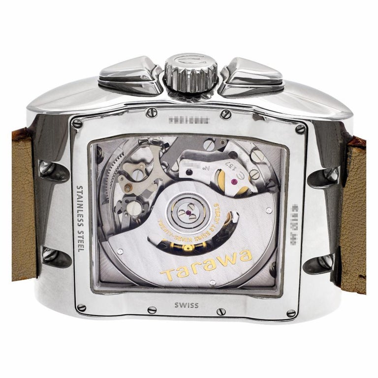 Ebel Tarawa 9137j40, Black Dial, Certified and Warranty at 1stDibs