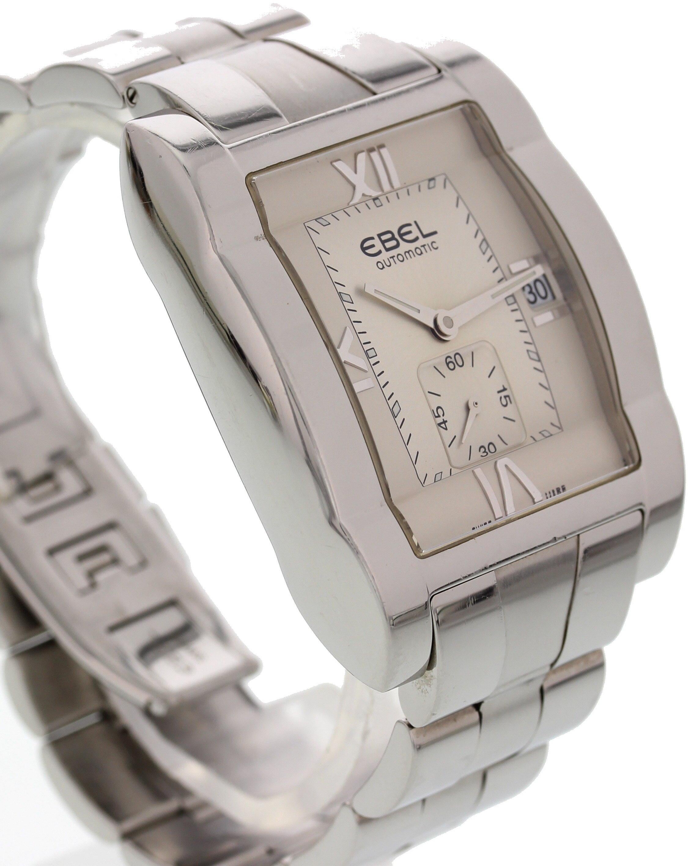 Ebel Tarawa Automatic Stainless Steel 9127J40 In Good Condition For Sale In New York, NY