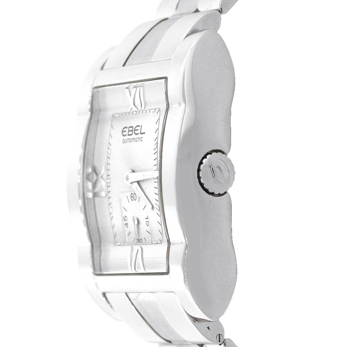 Ebel Tarawa Stainless Steel Silver Dial Gents Watch In Excellent Condition In Boca Raton, FL