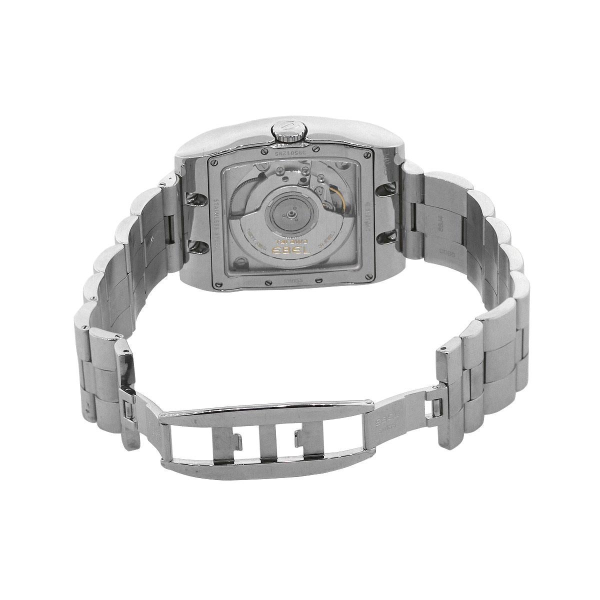 Ebel Tarawa Stainless Steel Silver Dial Gents Watch 1