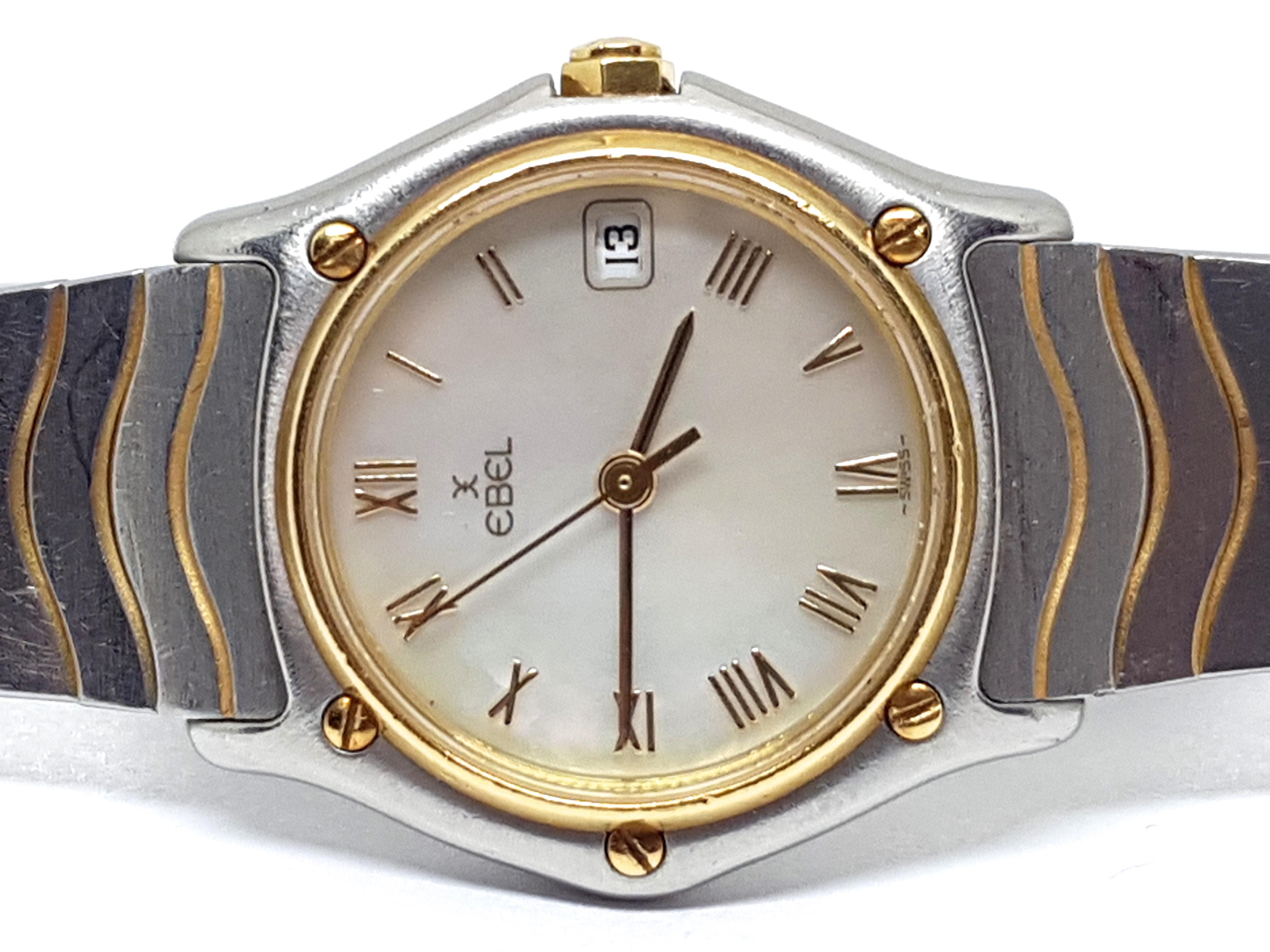 Contemporary Ebel Watch Yellow Gold Steel