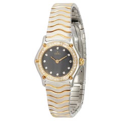 Ebel Wave 1057902 Women's Watch in 18 Karat Stainless Steel/Yellow Gold