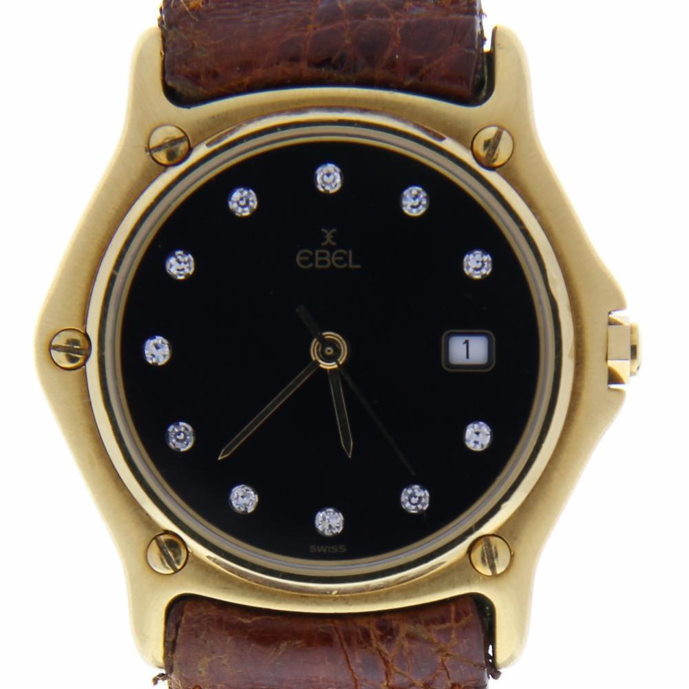 ebel 18k gold watch