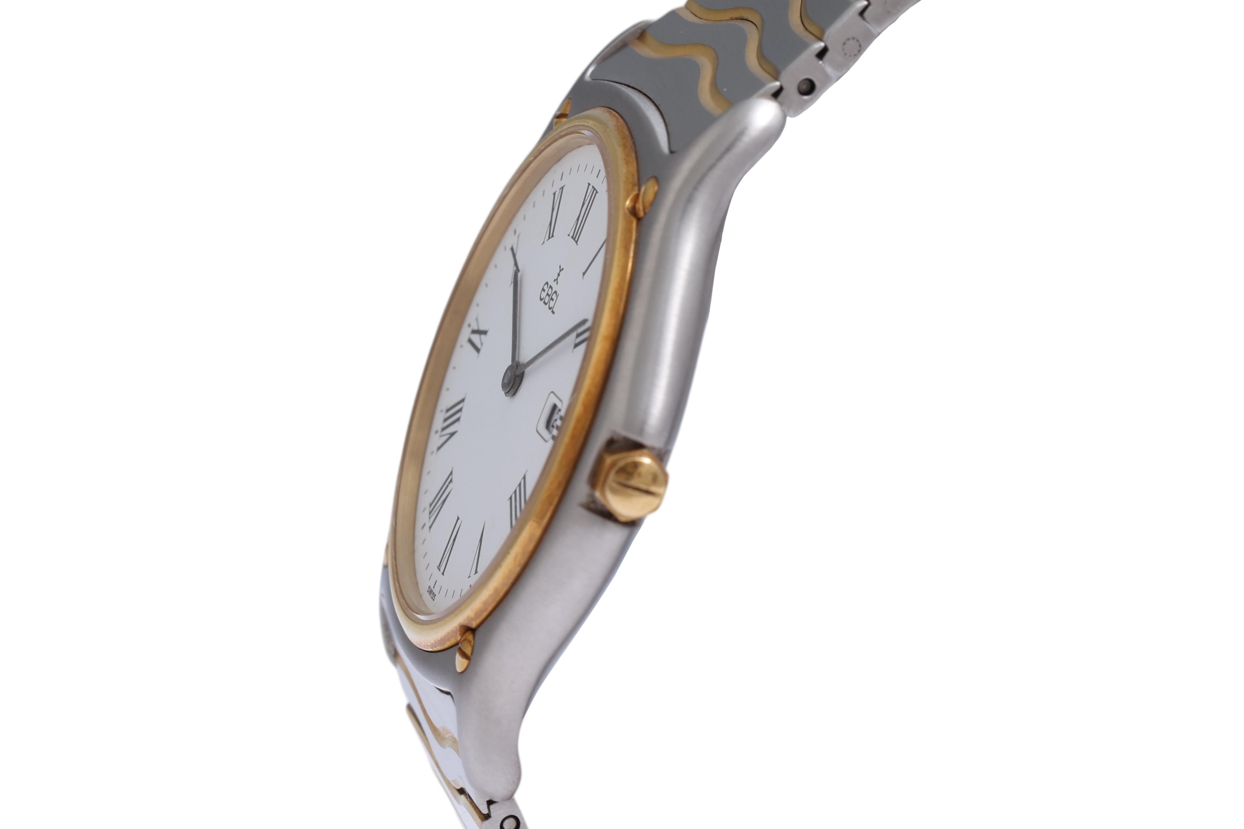 Artisan Ebel Wave Classic 1911, Steel & Gold Wrist Watch