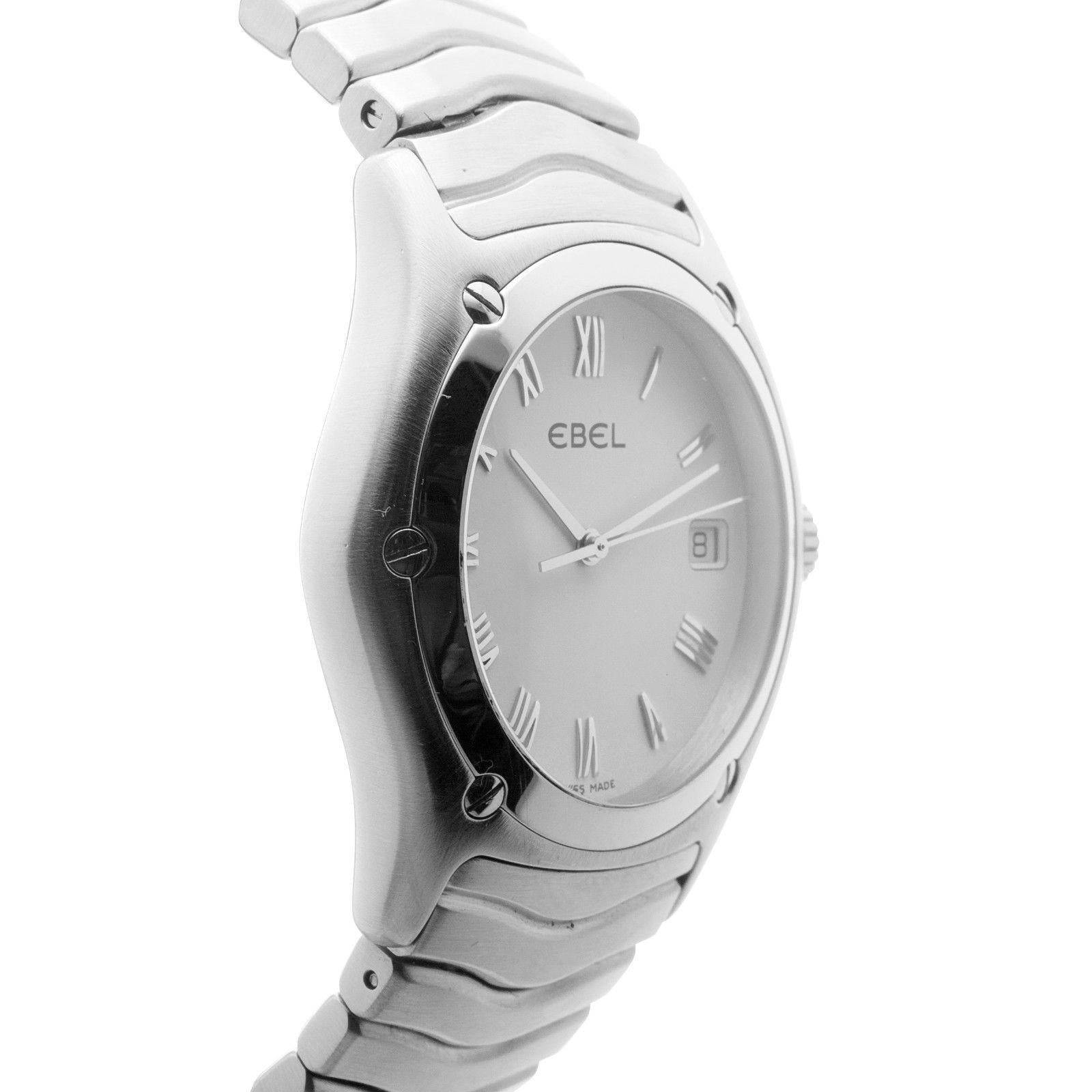 Contemporary Ebel Wave E9187F41 With 7 mm Band, Stainless-Steel Bezel & White Dial
