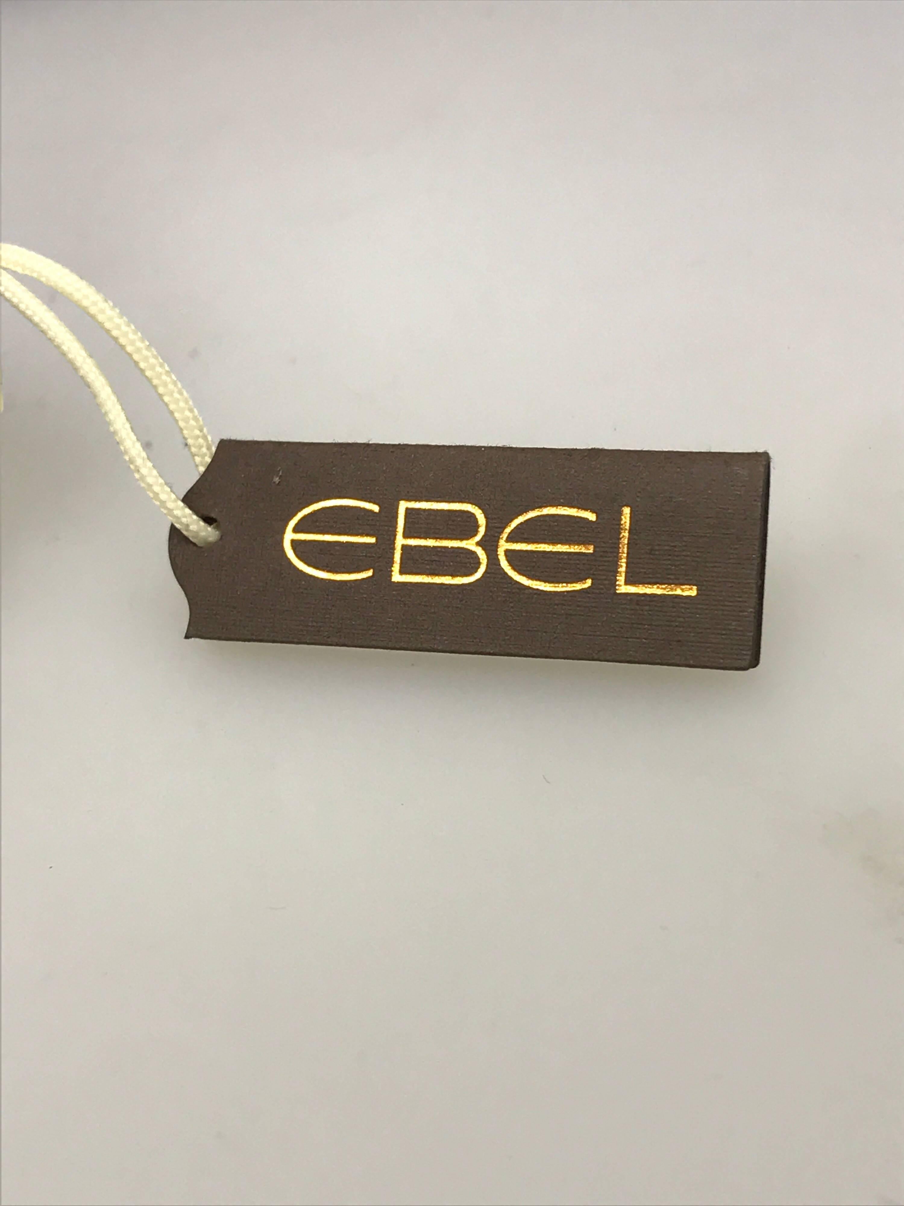 Ebel Wave Mother of Pearl Diamond Dial and Bezel Steel Ladies Watch 1216270 For Sale 4