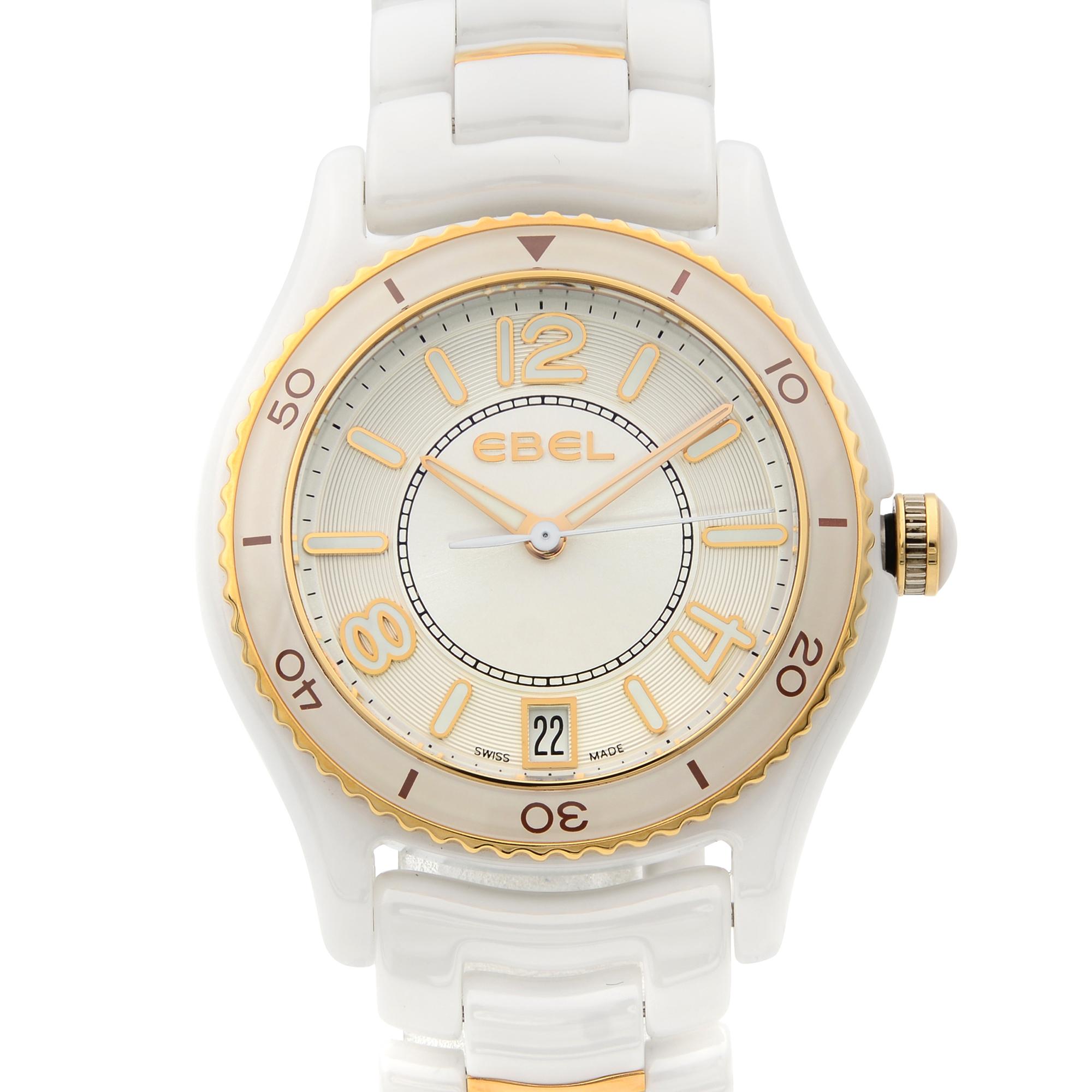 Ebel ceramic watch on sale