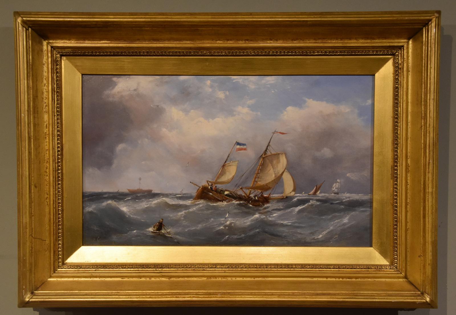 Paire de peintures à l'huile de Ebeneezer Colls 