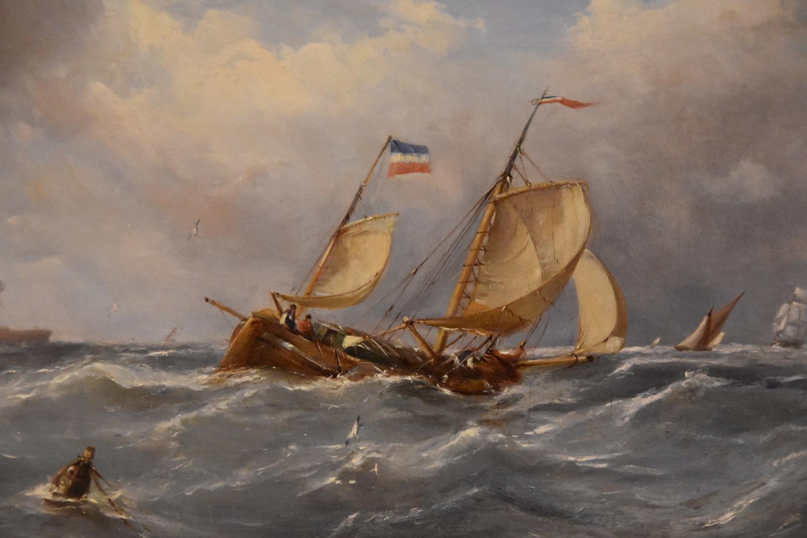 Paire de peintures à l'huile de Ebeneezer Colls 