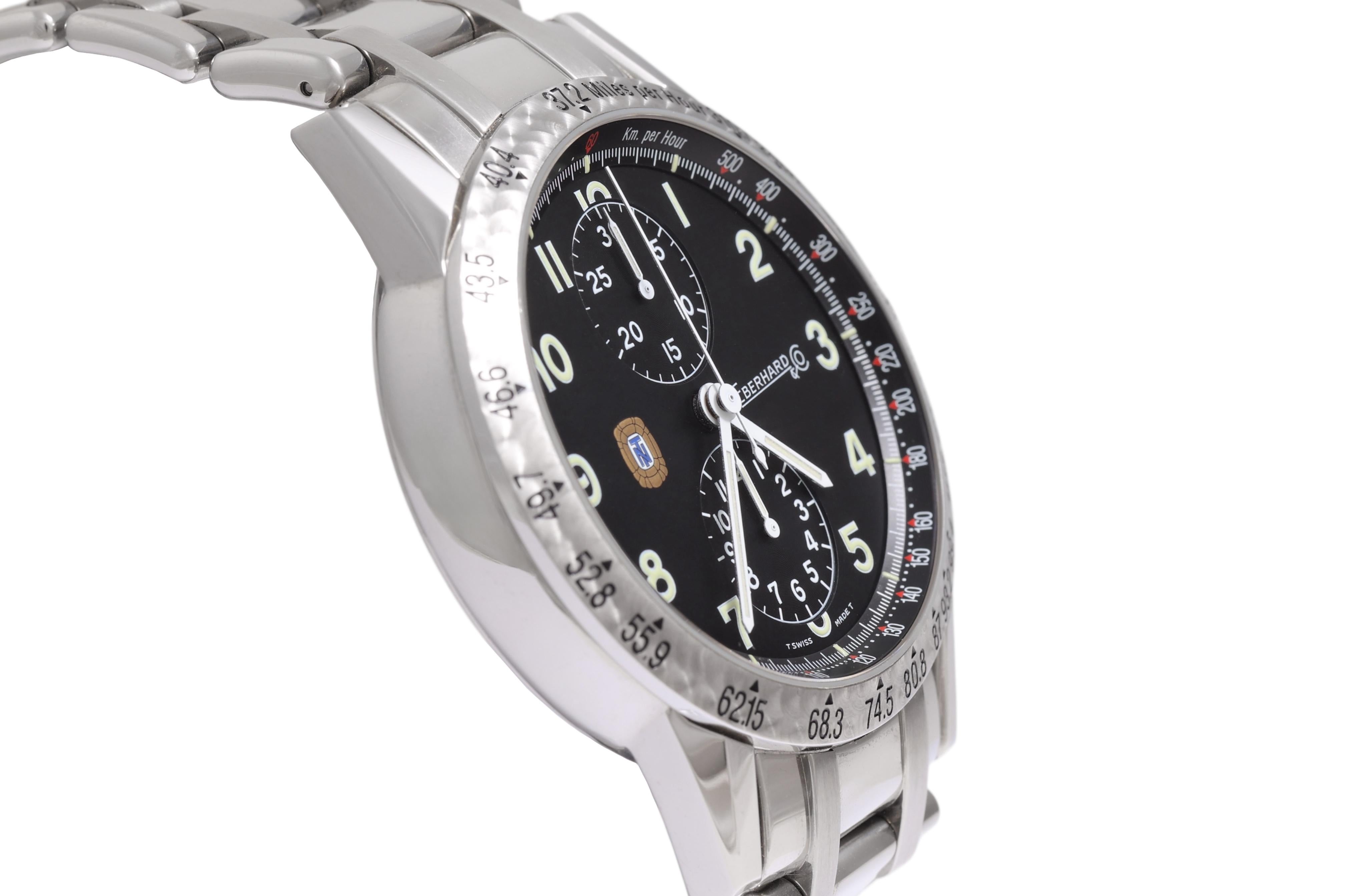 Eberhard Automatic Chronograph Tazio Nuvolari BNIB Montre-bracelet Unisexe en vente