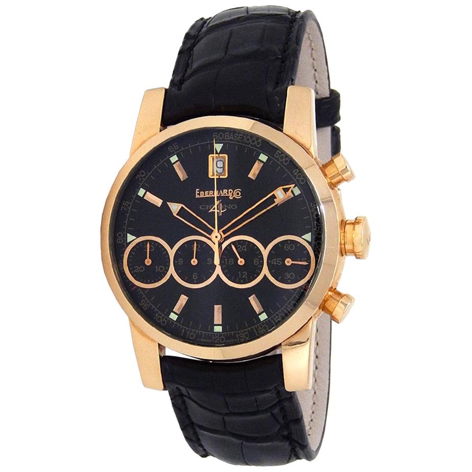 Eberhard 
Co. Chrono 4 30058, Black Dial, Certified and Warranty
