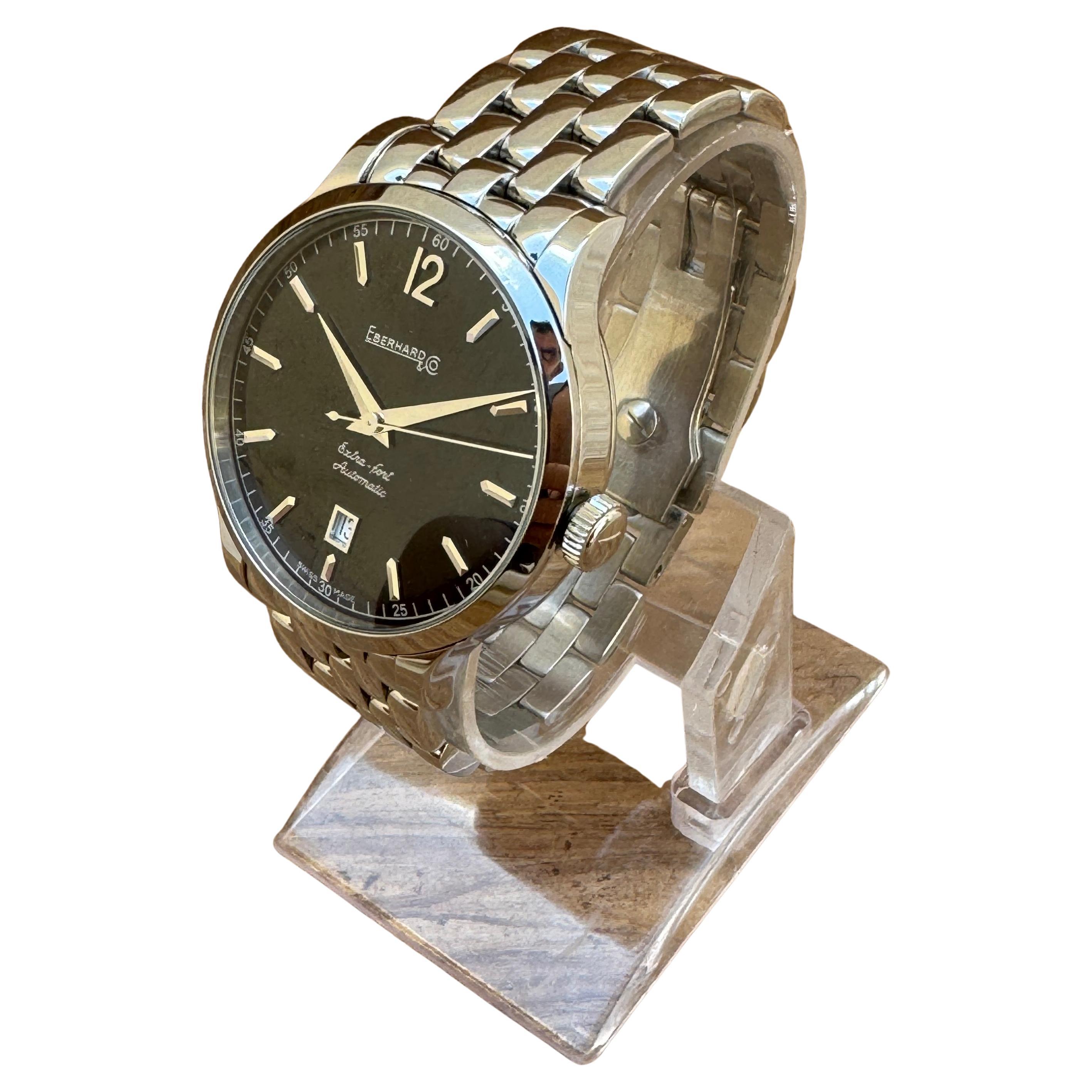 Eberhard & Co. Extra-Fort 41029 Stainless Steel Watch