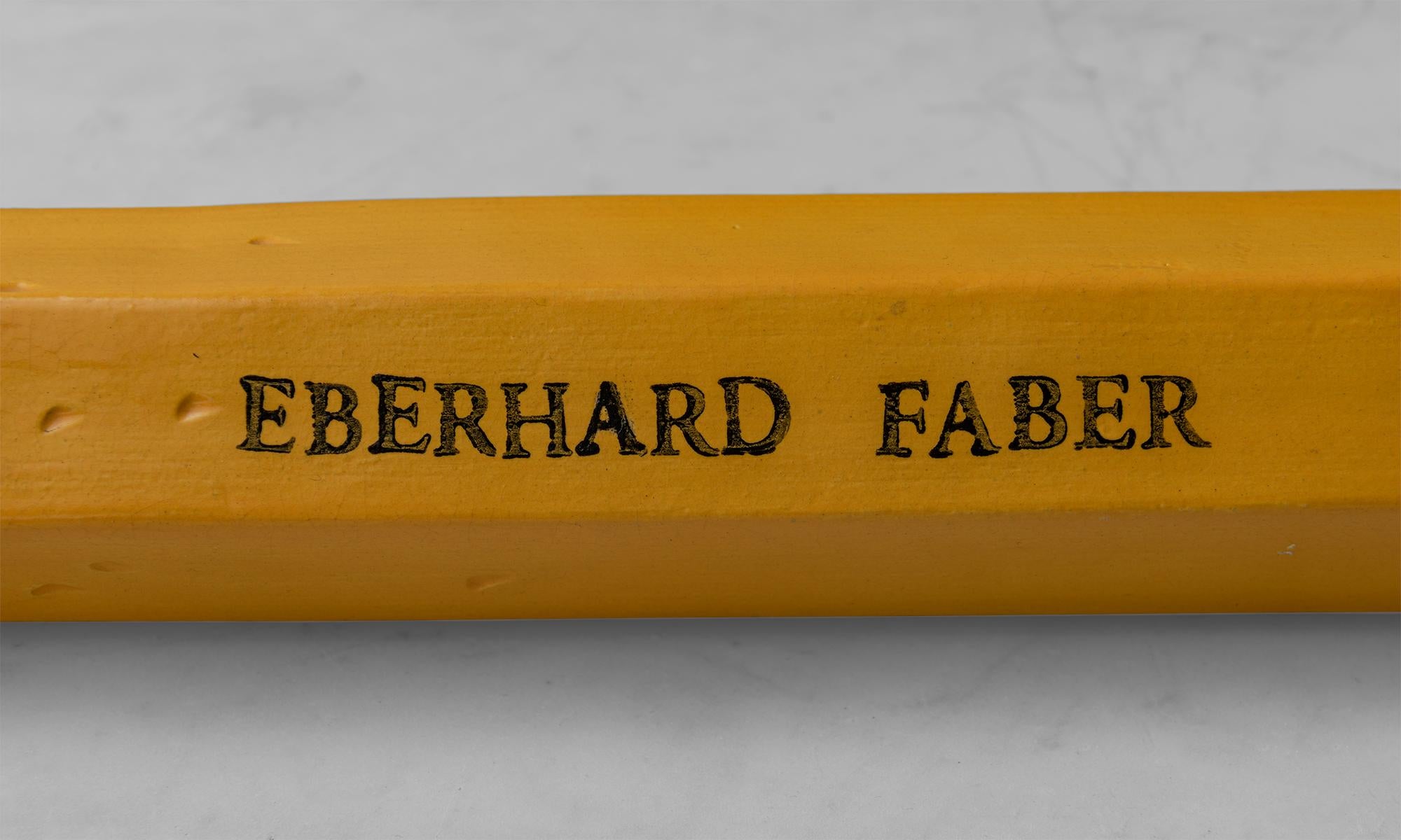Ceramic Eberhard Faber Pencil Sculpture by Karen Shapiro, America 21st C