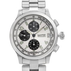 Eberhard Traversetolo Chronograph Steel Panda Dial Automatic Mens Watch 31051.2