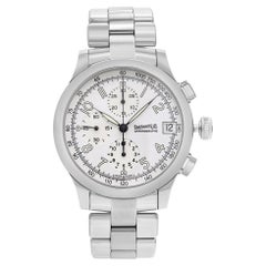 Eberhard Traversetolo Chronograph Steel White Dial Automatic Mens Watch 31051.1