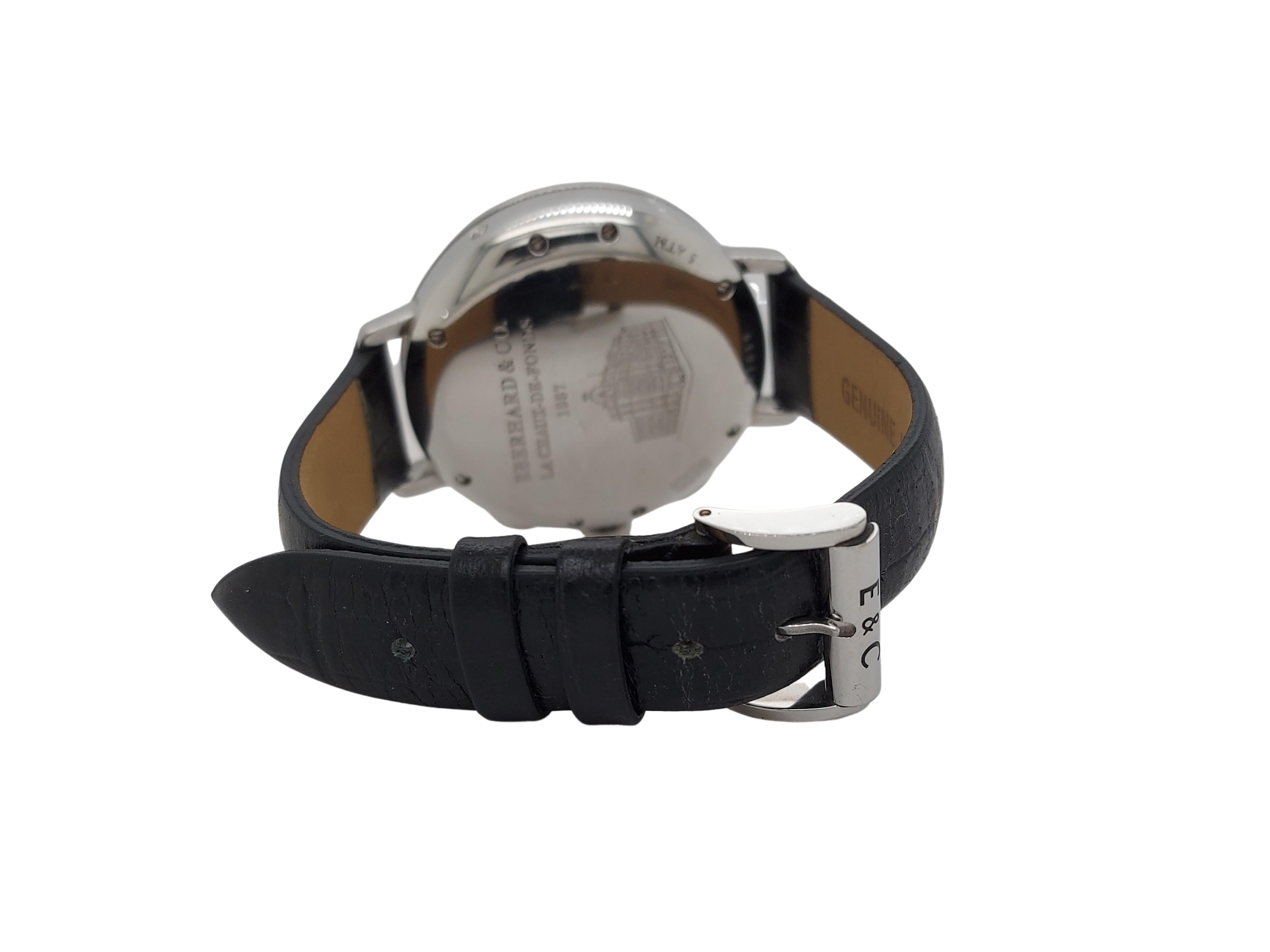 Artisan Eberhard Wrist Watch 31039, Automatic Automatic Winding Triple Moon Chronograph
