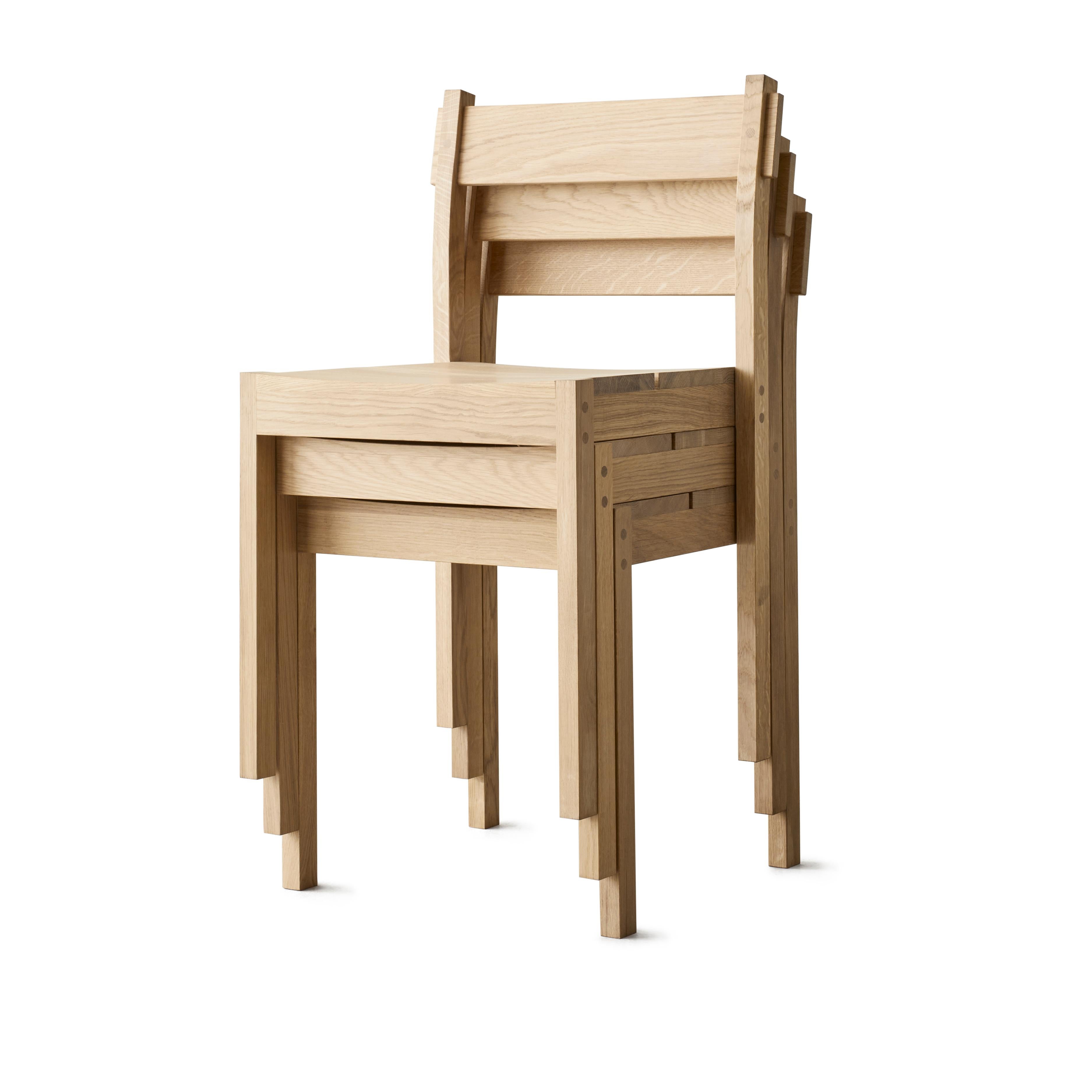Wood Eberhart Thibault Dining Chair For Sale