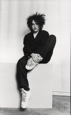 Robert Smith von The Cure, Vintage- Originalfotografie im Studio