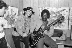 Stevie Ray Vaughan and Buddy Guy by Ebet Roberts