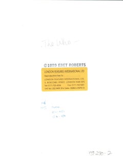 The Who Performing on Stage Vintage Original Photograph