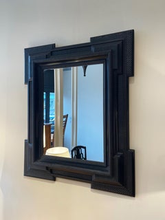 Ebonised Ripple Frame Mirror