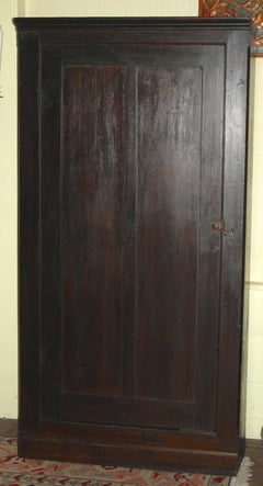 Ebonised American Pine Pantry Cupboard