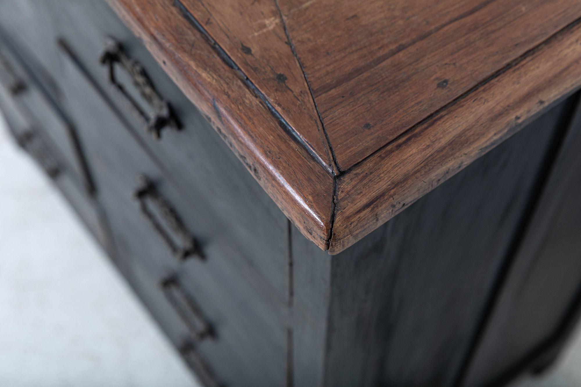 Ebonised Bank of Drawers 6