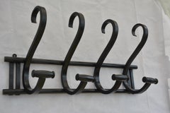 Ebonised Bentwood Coat Rack Coat Hooks 1940