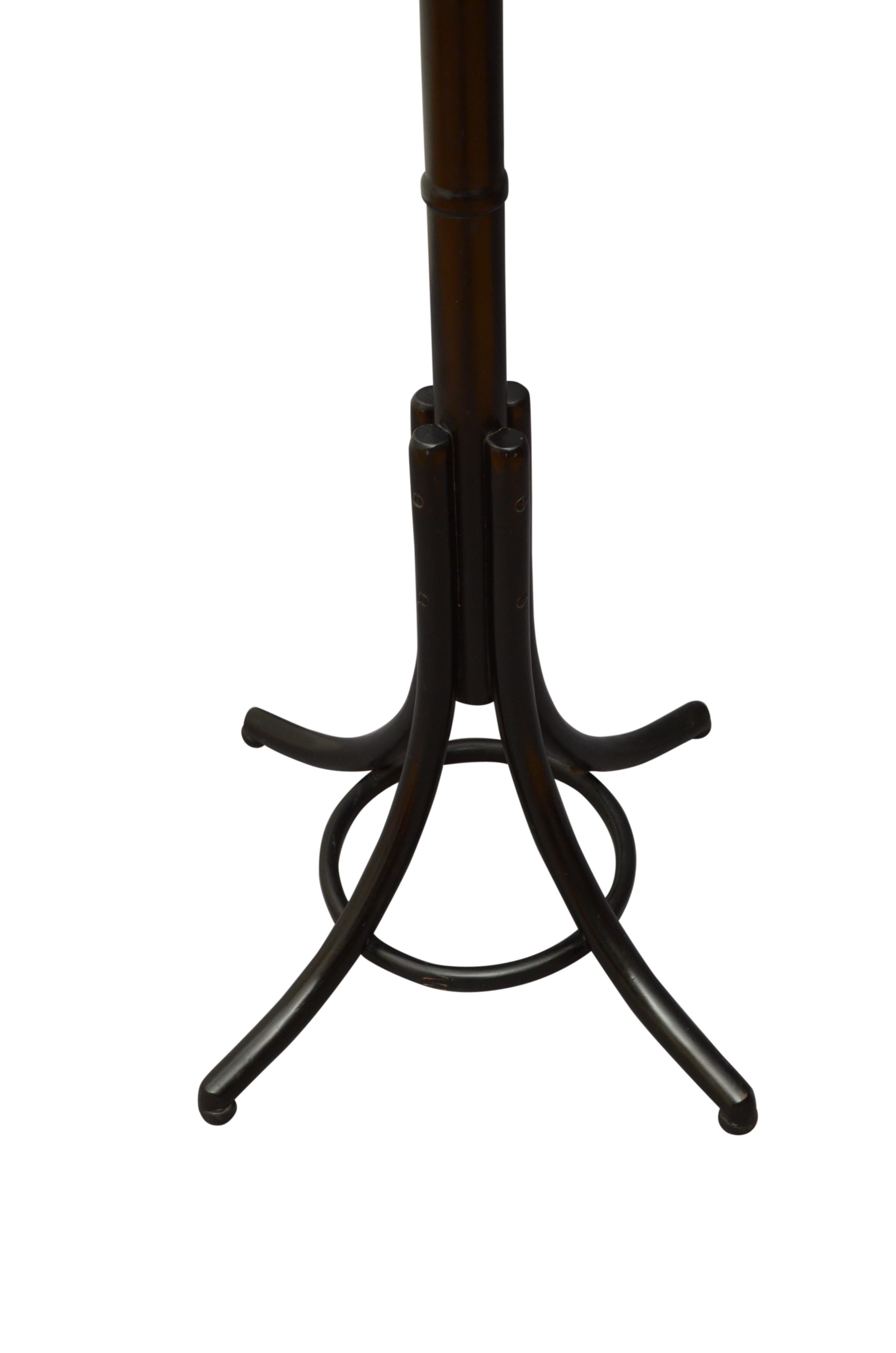 Ebonized Bentwood Hall Stand 1