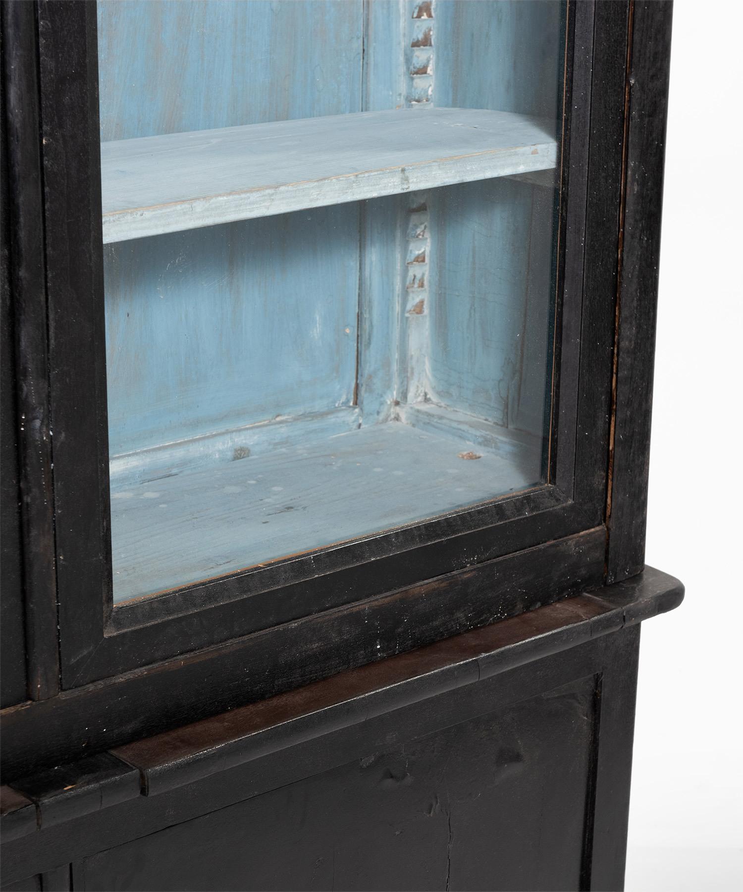 19th Century Ebonized Bookcase