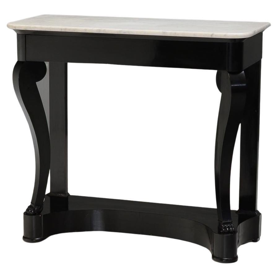 Ebonised Console Table For Sale