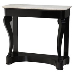 Ebonised Console Table