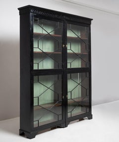 Ebonised Display Cabinet, England circa 1870